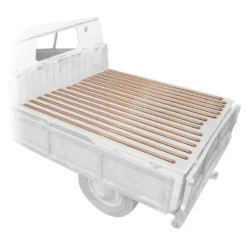 Lattes en bois de benne pour VOLKSWAGEN Combi Bay Window pick-up double cabine (08/1967-07/1979)