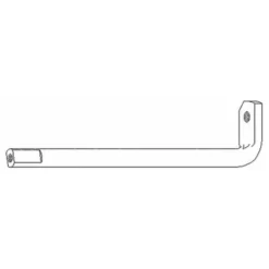 Levier de serrage de courroie d'accessoires pour Polo 6N1/6N2 1.7 et 1.9 Diesel