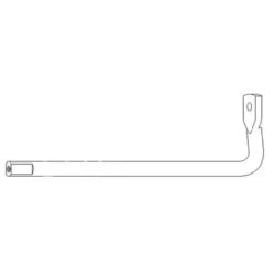 Levier de serrage pour tendeur de courroie d'accessoires pour Golf 3