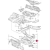 Logement de roue de secours pour Porsche 964 (1989-1994)
