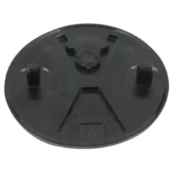 Logo arrière VW 50mm chromé sur fond noir pour VW Golf 1 Cabriolet Golf 2 Jetta 2 Polo 2 86C Passat B2 et Scirocco 2