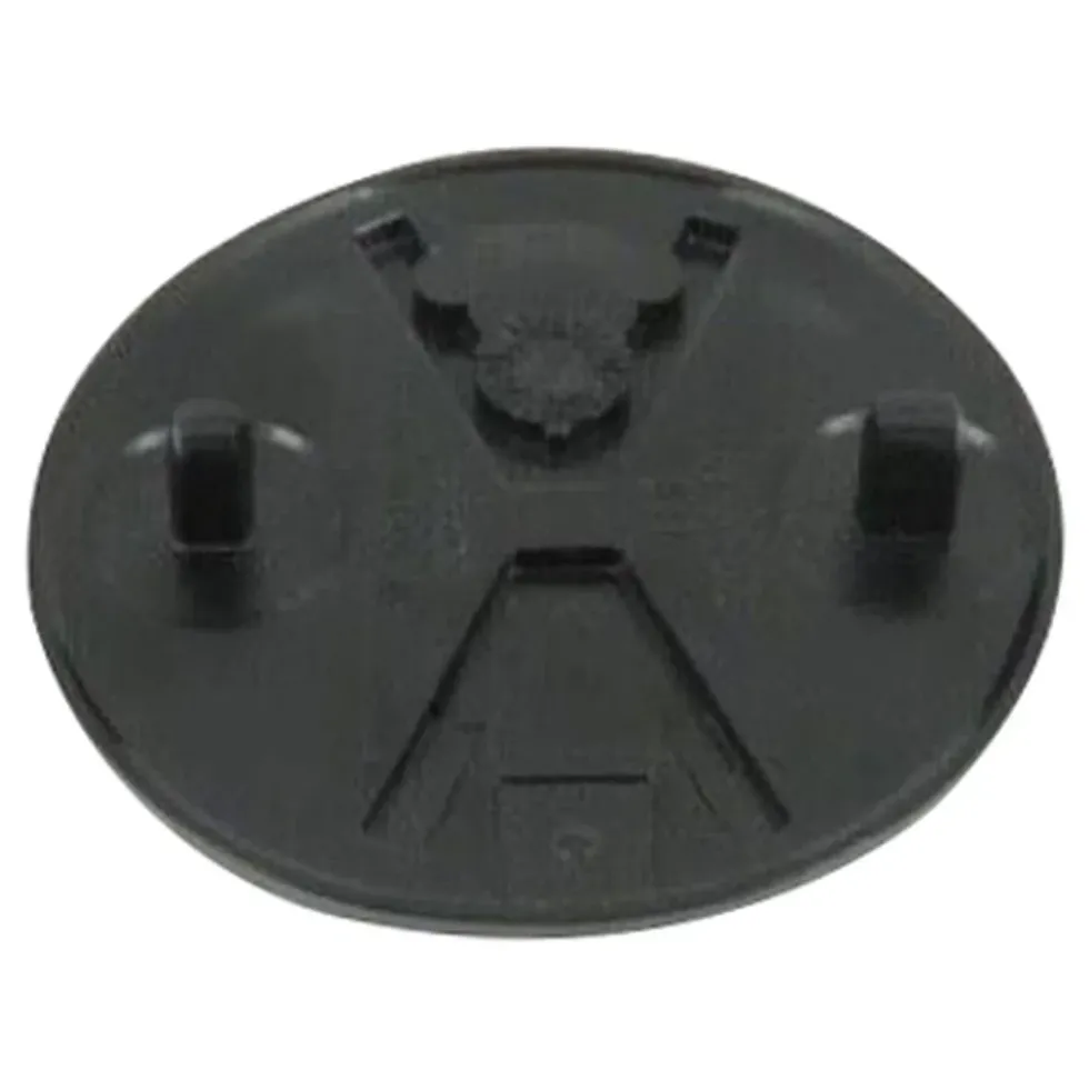 Logo arrière VW 50mm chromé sur fond noir pour VW Golf 1 Cabriolet Golf 2 Jetta 2 Polo 2 86C Passat B2 et Scirocco 2