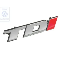 Logo de calandre TDI chrome et rouge pour Volkswagen LT 2 (1996-2006)