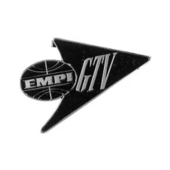 Logo métallique "EMPI GTV" de carrosserie
