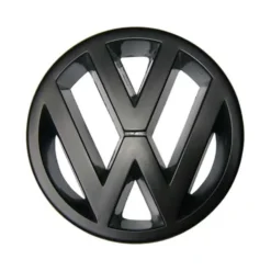 Logo VW 95mm noir de calandre pour VW Golf 1 Cabriolet Caddy Golf 2 ou 3 Jetta 2 et Corrado (1987-)