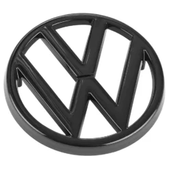 Logo VW 95mm noir de calandre pour VW Golf 1 Berline Cabriolet Caddy Jetta 1 et Scirocco (-1987)