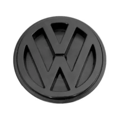 Logo VW noir de centre de face arrière pour VW Golf 2 restylée (08/1987-)