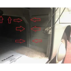 Longitudes de renfort sous lit de chargement pour VOLKSWAGEN Combi Split Pick-up simple cabine (-07/1967)