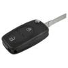 Matrice de clé et coque de télécommande pour Audi A3, A4 à 2 boutons (pourpile 2032)