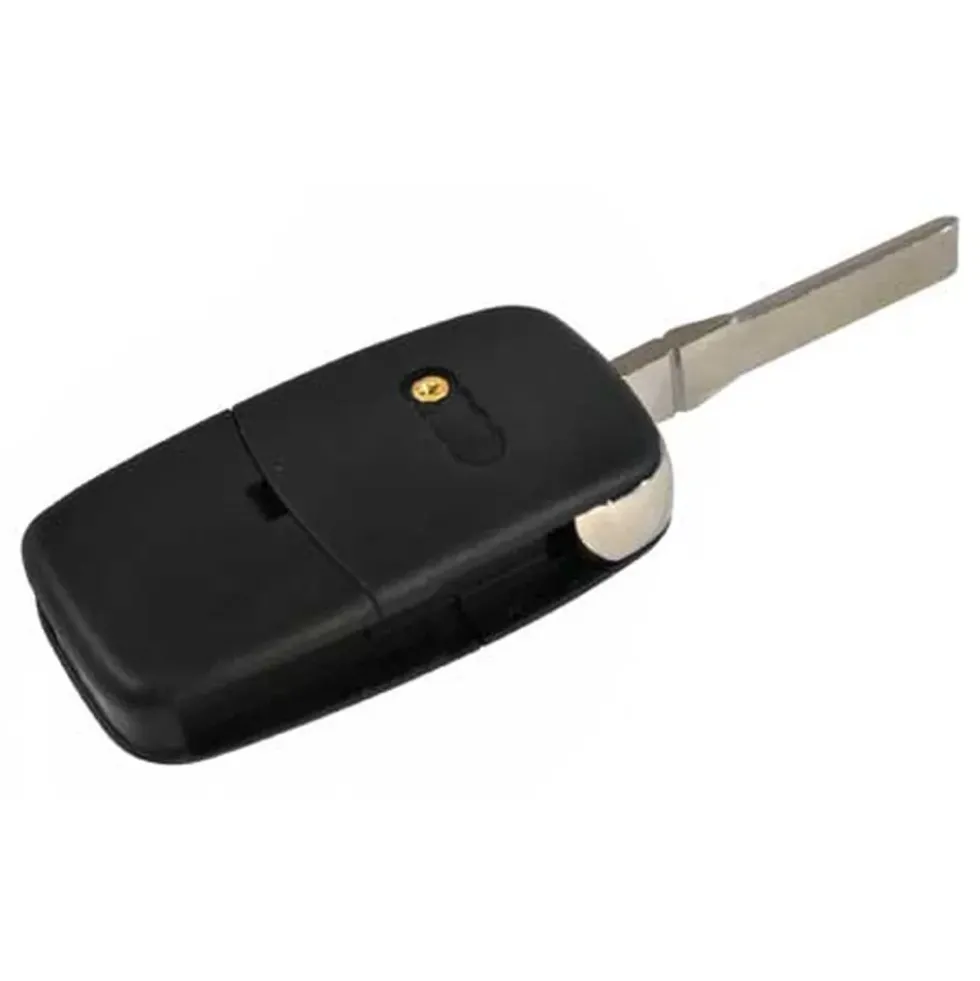 Matrice de clé et coque de télécommande pour Audi A3, A4 à 2 boutons (pourpile 2032)
