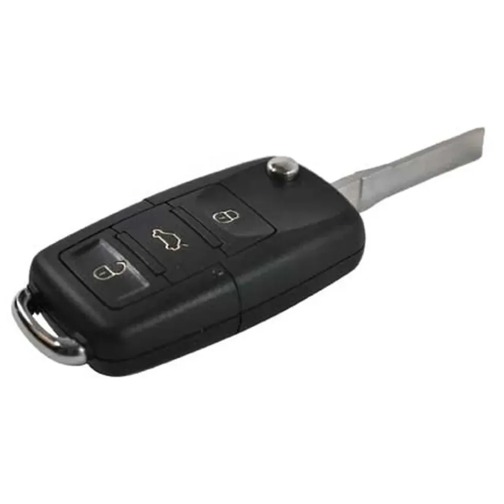 Matrice de clé et coque de télécommande pour Volkswagen Golf 4, Passat, Bora à 3 boutons