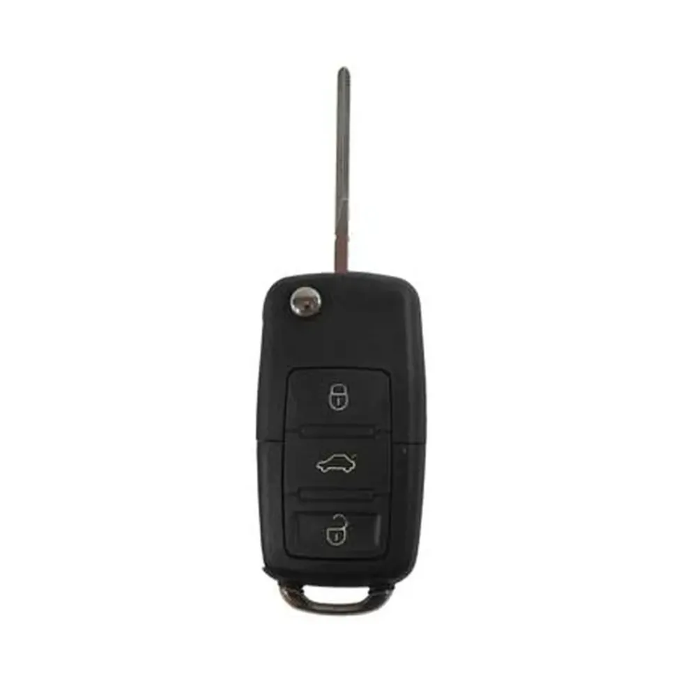 Matrice de clé et coque de télécommande pour Volkswagen Golf 4, Passat, Bora à 3 boutons