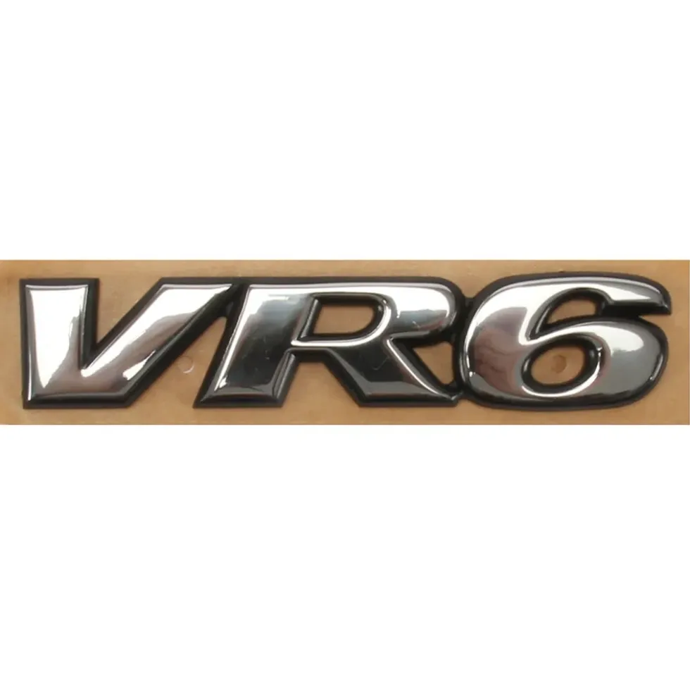 Monogramme "VR6" chromé arrière pour Transporter T4 96 ->03