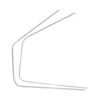 Moulure aluminium DeLuxe de lunette arrière pour Combi 68 ->79