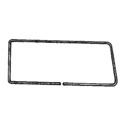 Moulure aluminium DeLuxe de vitre arrière gauche pour Combi 68 ->79
