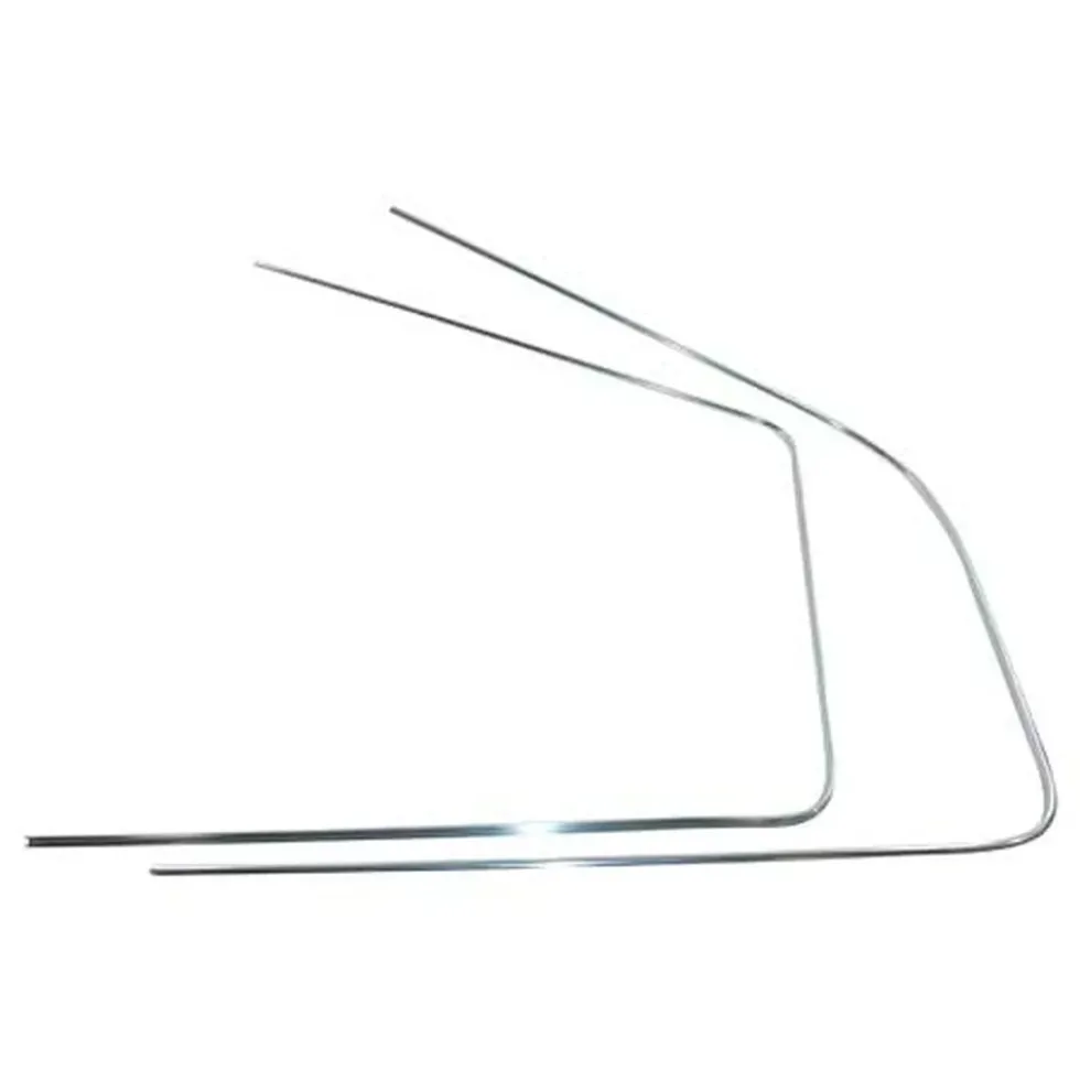 Moulure aluminium DeLuxe de vitre arrière gauche pour Combi 68 ->79