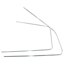 Moulure aluminium DeLuxe de vitre arrière droite pour Combi 68 ->79