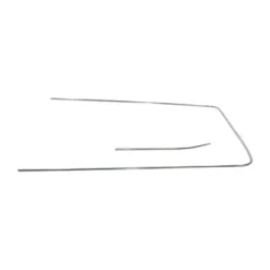 Moulure aluminium DeLuxe de vitre centrale 3/4 gauche pour Combi 68 ->79