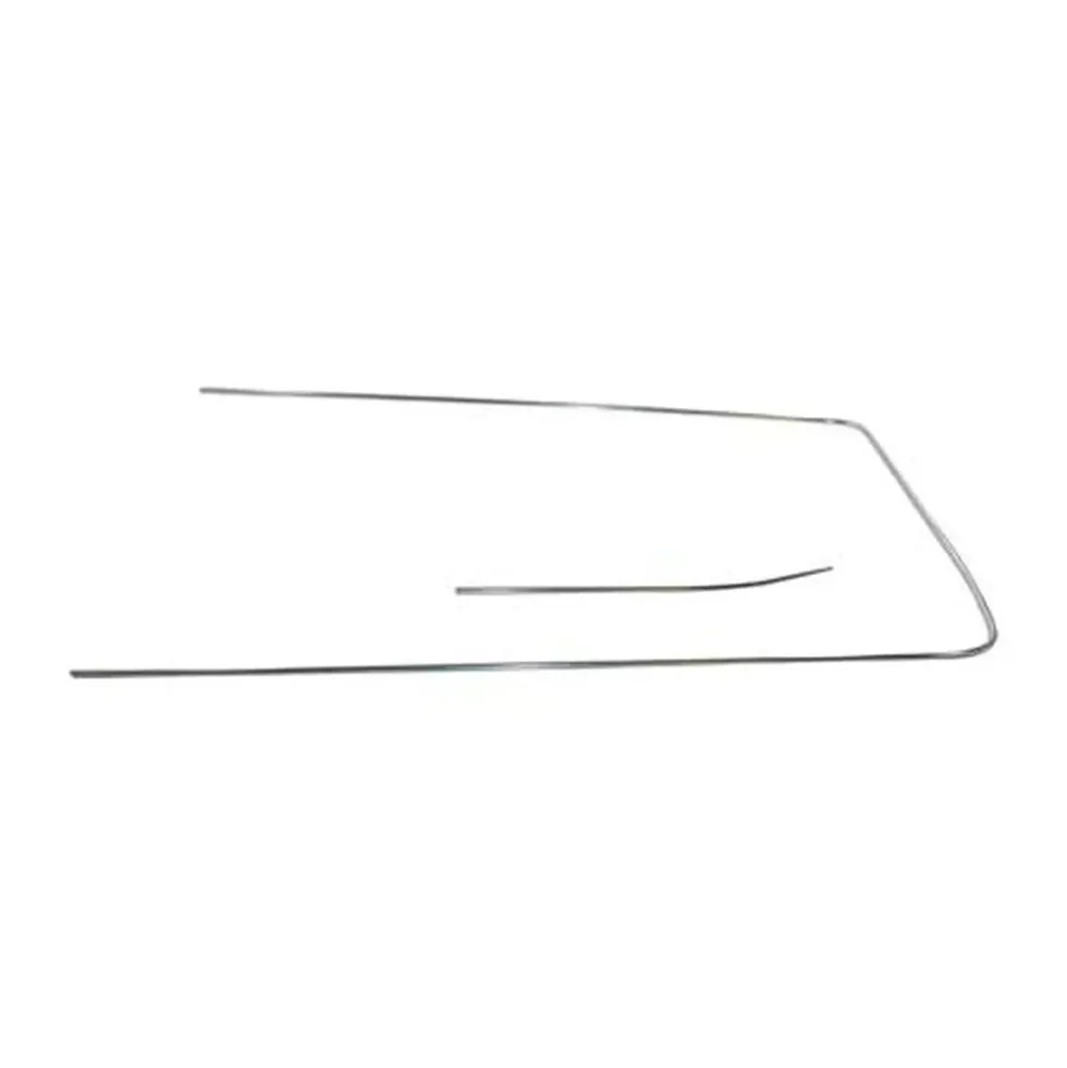 Moulure aluminium DeLuxe de vitre centrale 3/4 gauche pour Combi 68 ->79