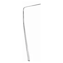 Moulure chromée de gouttière de toit en aluminium poli pour BMW Série 02 E10 Berline (03/1966-07/1977) - côté conducteur