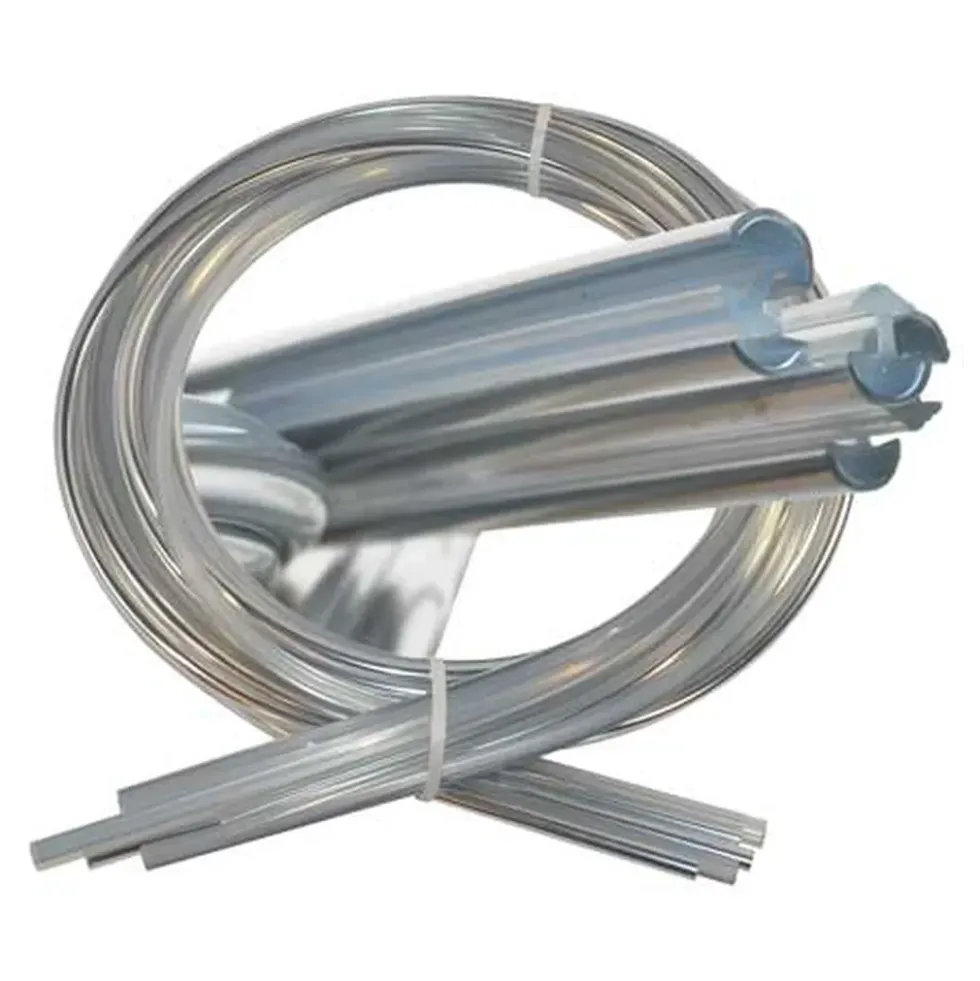 Moulure chromée pour joint de vitre