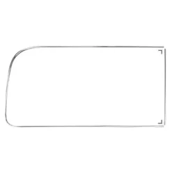 Moulure de fenêtre latérale arrière droite pour VOLKSWAGEN Combi Bay Window (08/1967-07/1979)