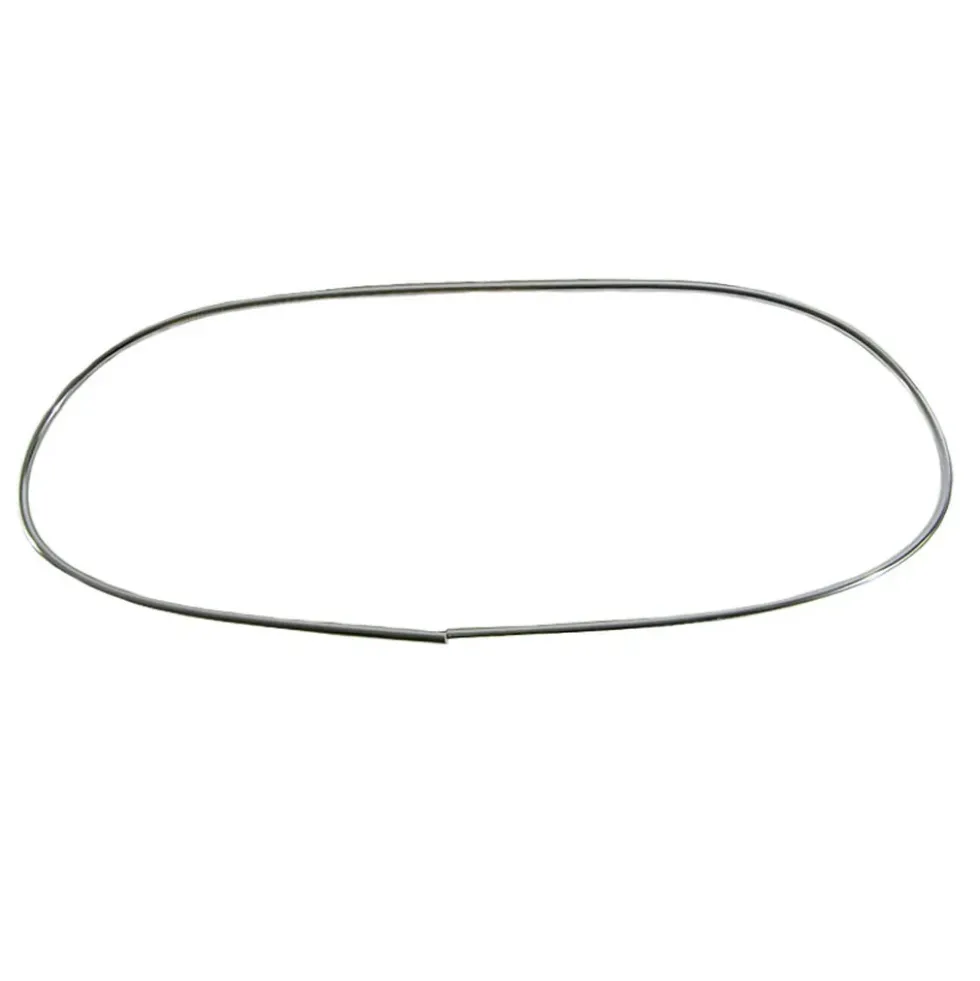 Moulure de lunette arrière aluminium pour Volkswagen Coccinelle 53 ->57