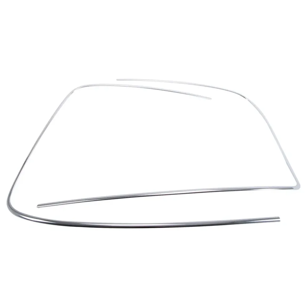 Moulure de pare-brise avant pour Porsche 911 et 912 (1965-1977) - argent