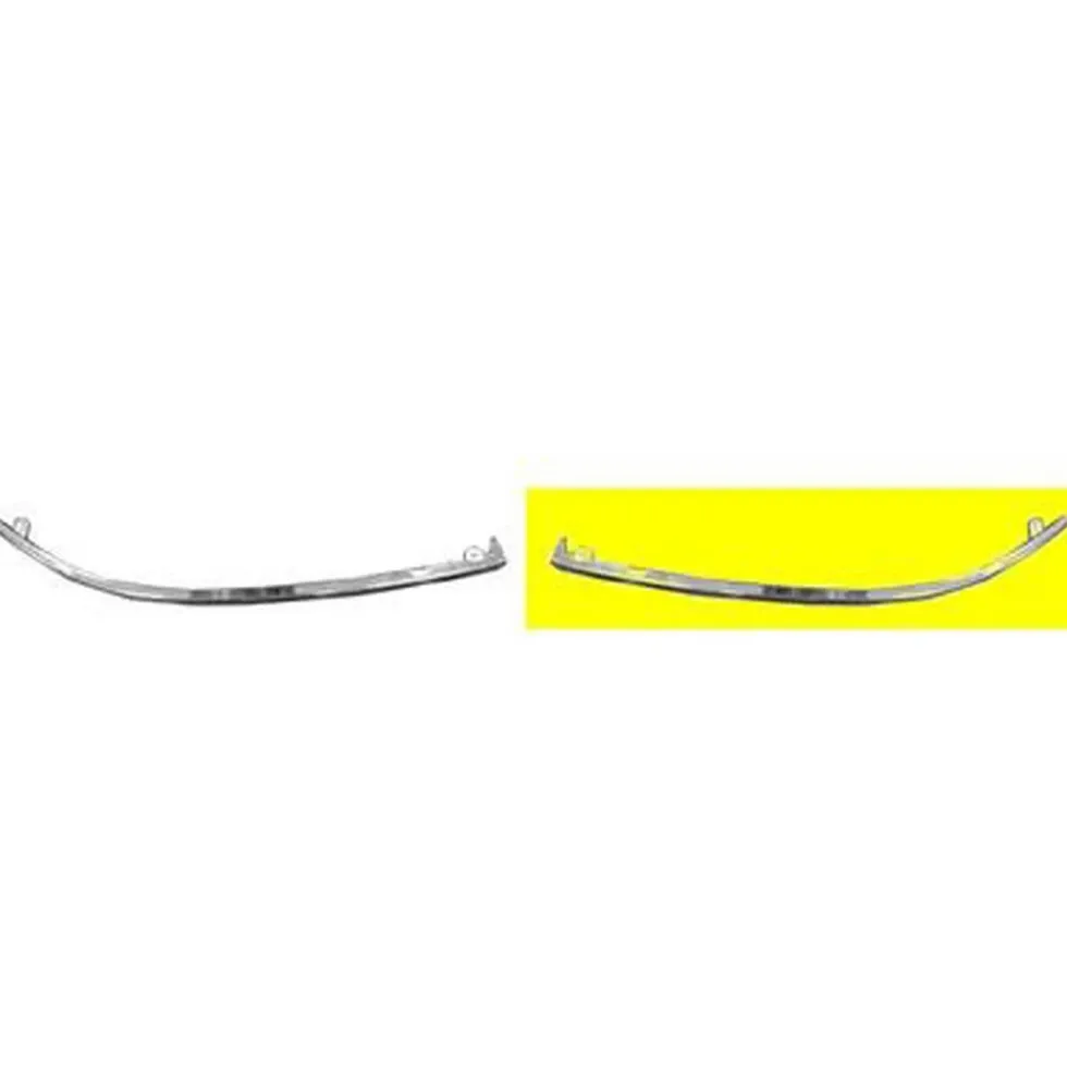 Moulure de pare chocs avant gauche chromée pour Audi A6 C5 jusqu'au ->07/01