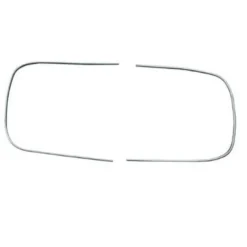 Moulure de vitre arrière aluminium pour Volkswagen Coccinelle 65 ->71