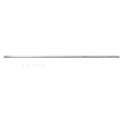 Moulure entre feux en aluminium chromé sur jupe arrière pour BMW Série 02 E10 phase 2 (09/1973-07/1977)