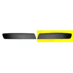 Moulure gauche grise graphite de parechocs avant pour VW Transporter T5 combi / fourgon de 2003 à 2009