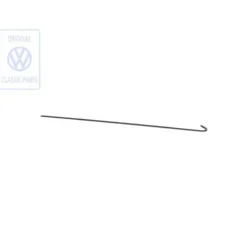 Moulure noire de lèche vitre avant gauche pour Volkswagen Golf 1 Cabriolet 89 ->93