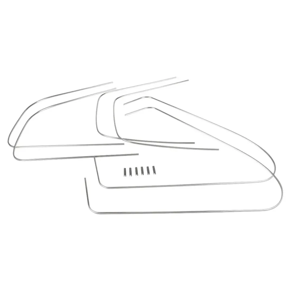Moulures de vitres latérales pour Volkswagen Coccinelle (08/1971 -12/1986) - aluminium