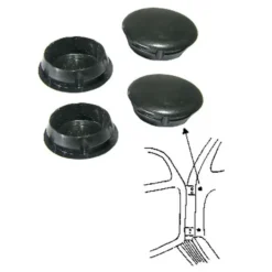 Obturateur de carrosserie noir