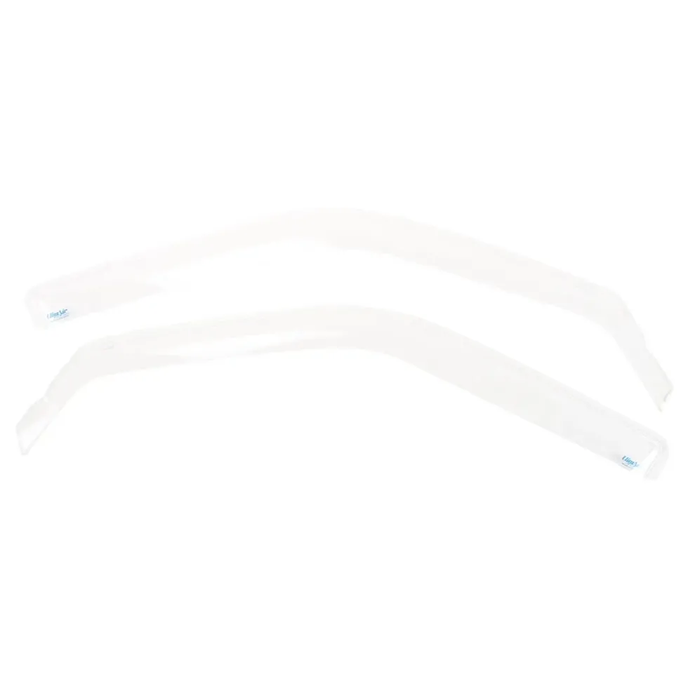 Paire de déflecteurs d'air clairs CLIMAIR sur vitres avant pour Transporter T5 2003-2014 - vendus par 2