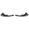 Paire de poignées de porte percées noires pour Porsche 911 type G (1978-1989) - avec fermeture centralisée