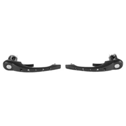 Paire de poignées de porte percées noires pour Porsche 911 type G (1978-1989) - avec fermeture centralisée