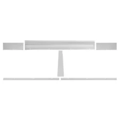 Panneau de cloison pour compartiment de réservoir d'essence pour VOLKSWAGEN Combi Split Pick-up (03/1955-07/1967)