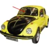 Pare-brise feuilleté clair bombé pour Volkswagen Coccinelle 1303 Berline (1973-1975)