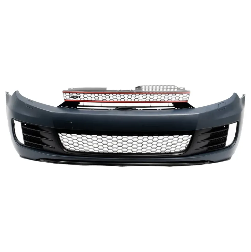 Pare choc avant type GTI sans antibrouillards pour VW Golf 6 sans PDC avec lave phares