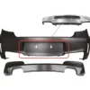 Pare-chocs arrière type M en ABS pour BMW Série 1 E81 E87 et E87LCI (02/2003-12/2011) - sans PDC avec double échappement