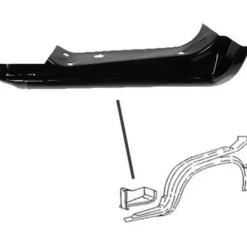 Partie avant d'aile gauche pour VOLKSWAGEN Transporter T25 (05/1979-07/1992)