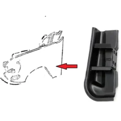 Pied de porte avant inférieur droit pour VW Karmann-Ghia