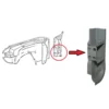Pied de porte avant inférieur gauche pour VW Karmann-Ghia
