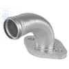 Pipe d'eau inox sur culasse droite pour Transporteur 1.9 / 2.1 - 82 ->92