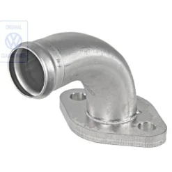 Pipe d'eau inox sur culasse droite pour Transporteur 1.9 / 2.1 - 82 ->92