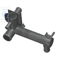 Pipe nourrice de circuit d'eau pour Transporter 1.9 & 2.1 depuis 09/86->