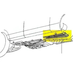 Plancher avant droit pour Mercedes W123