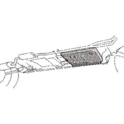 Plancher avant gauche pour Opel Kadett C (1973-1979)